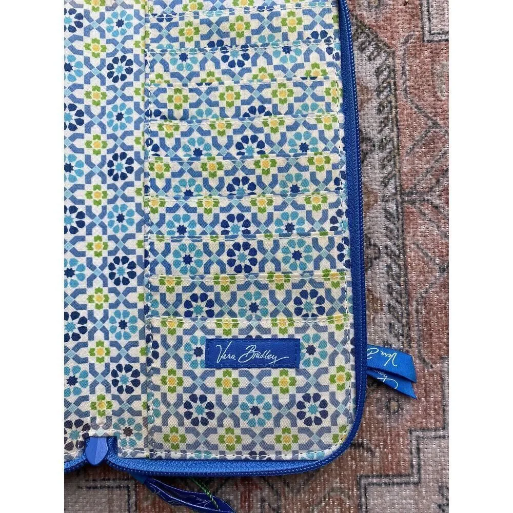 Vera Bradley Floral Paisley Card Holder Wallet - Picture 5 of 9